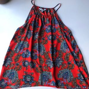 Patterned Halter Top